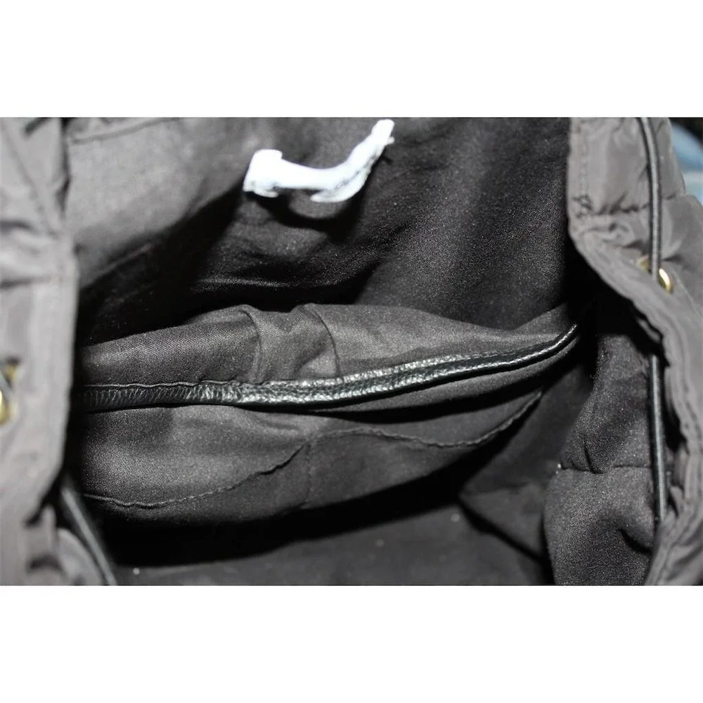 Tommy Bahama Backpack Womens Black Drawstring‎ Flap Front Zip Pocket